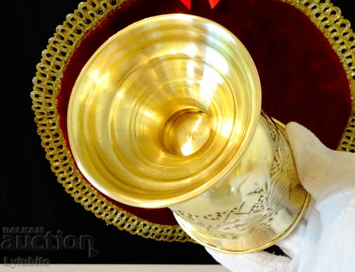 Persian bronze wine cup with double walls - 5 Persian bronze wine cup with double walls - 5