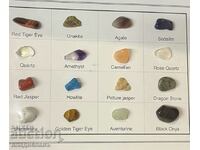 a small collection of semi-precious stones