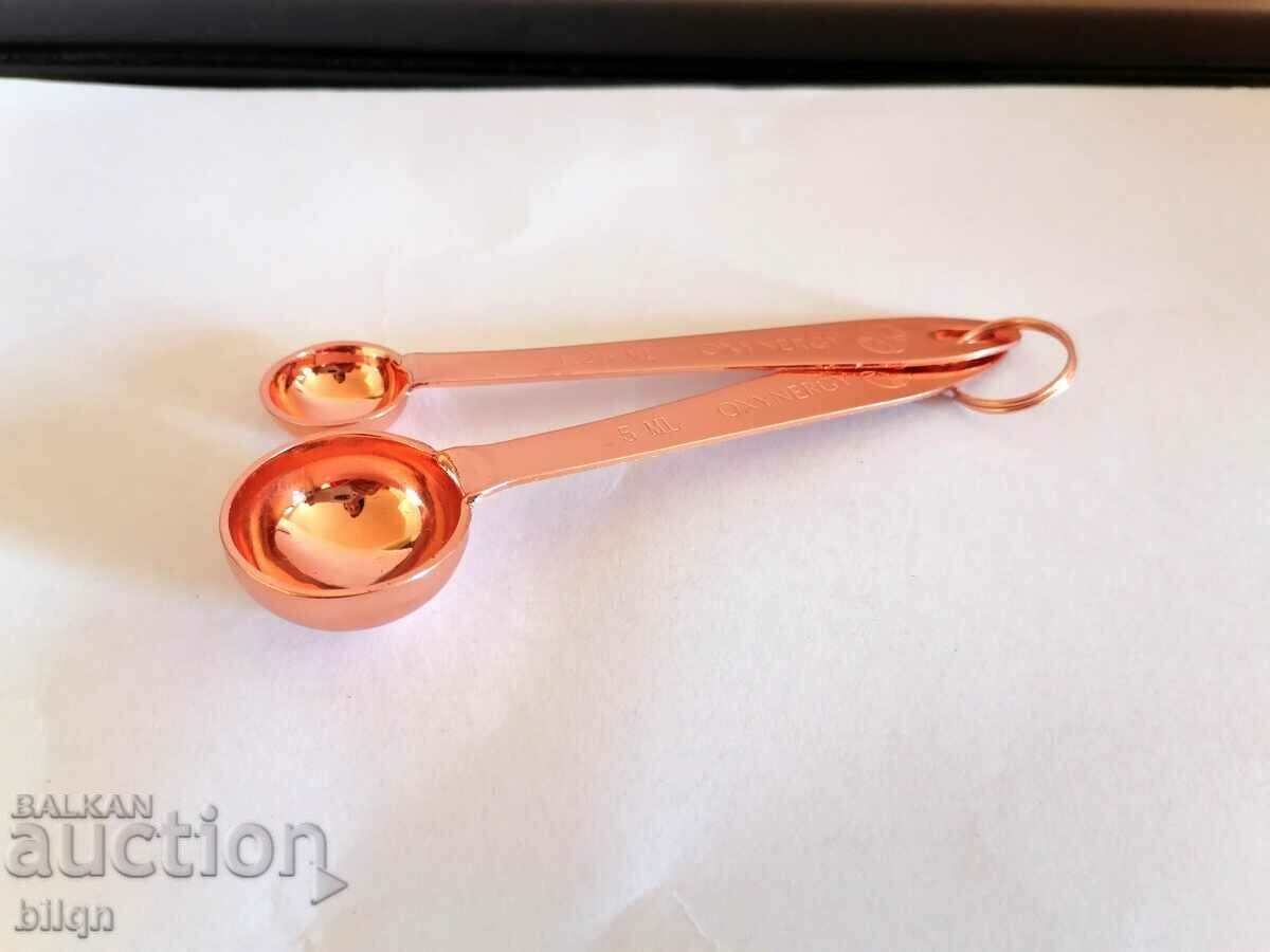 Gold Plated Measuring Spoons Oxyenergy Paris From 0.01 St.