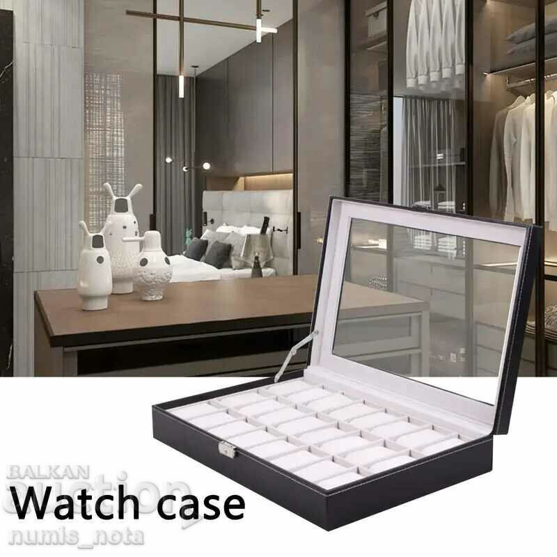cutie de lux pentru depozitare si prezentare a 24 de ceasuri cu preț 159.00 BGN | € 81.30