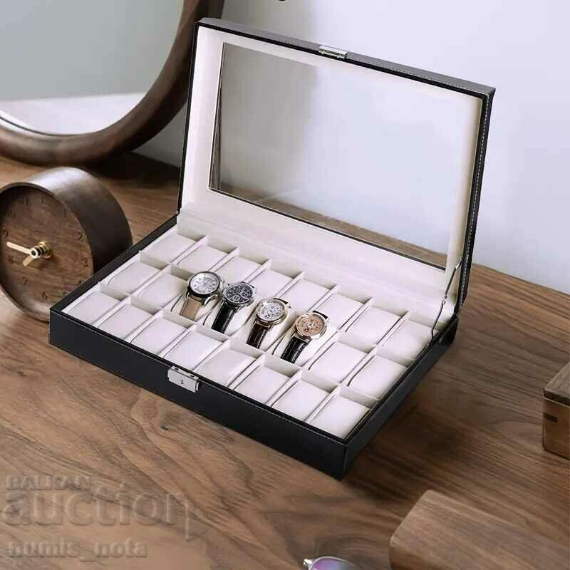 Licitație cutie de lux pentru depozitare si prezentare a 24 de ceasuri