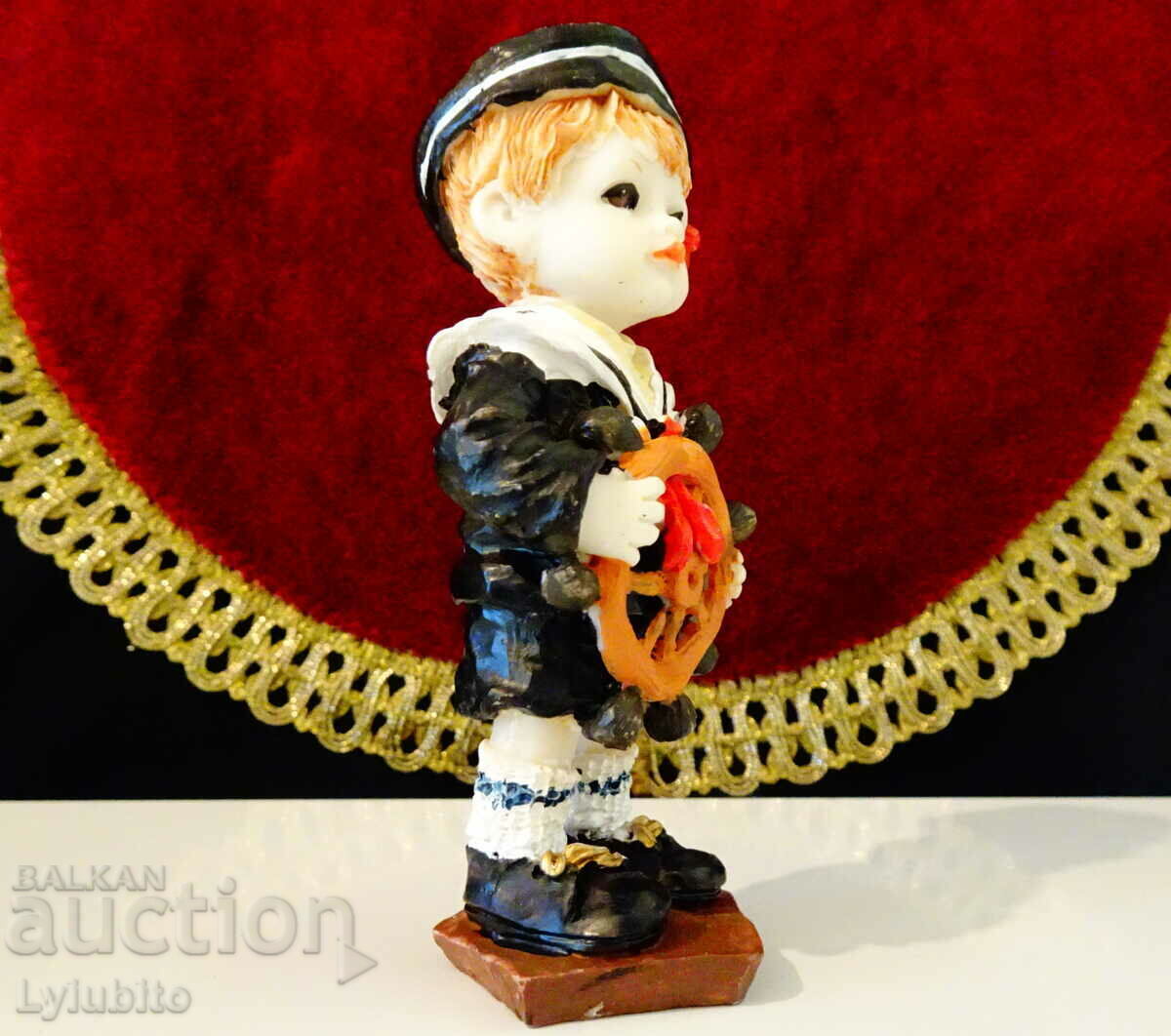 Porcelain statuette, figure of a sailor child. with price 8.00 BGN | € 4.09