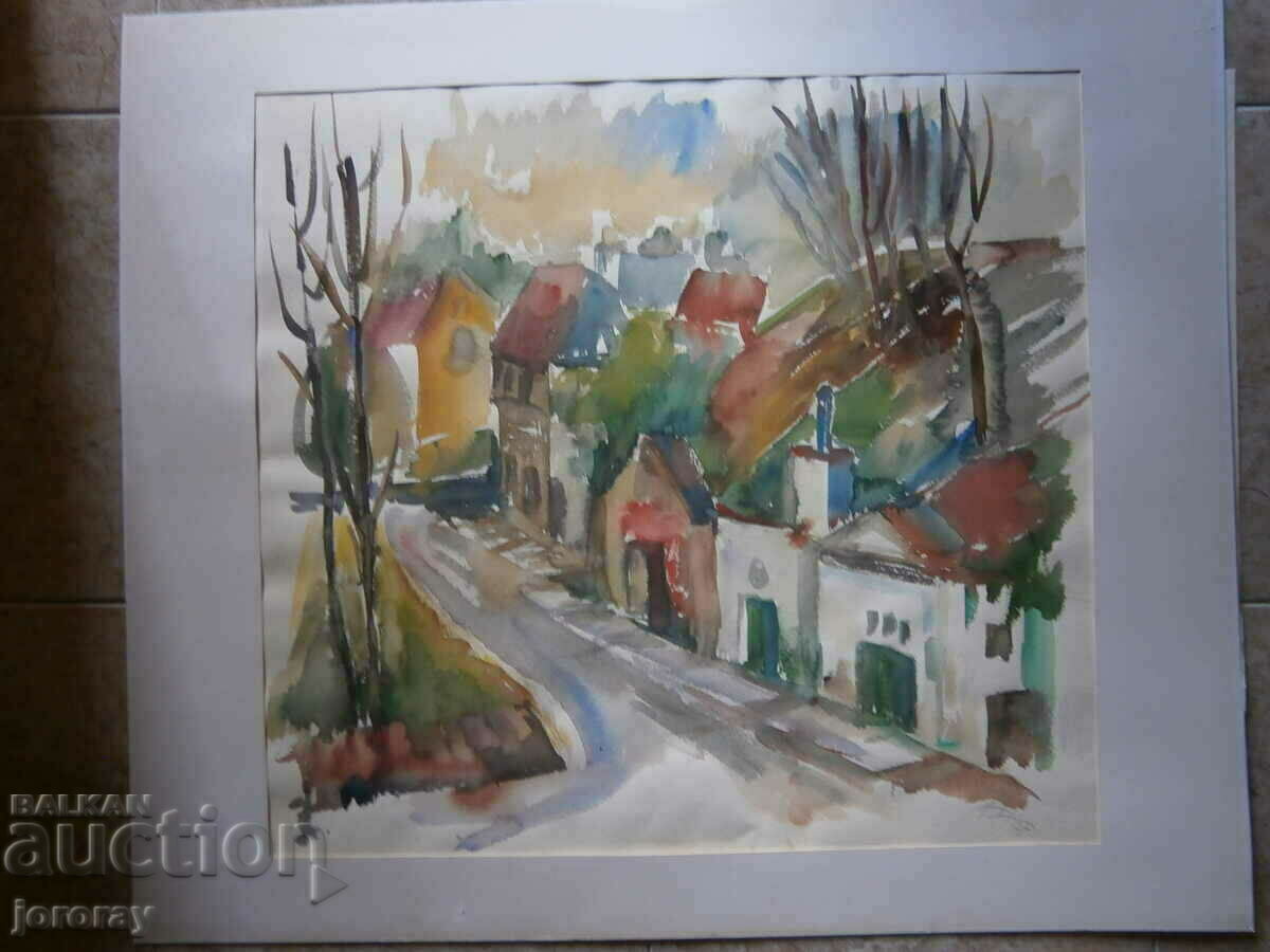 Master watercolor 52x47cm