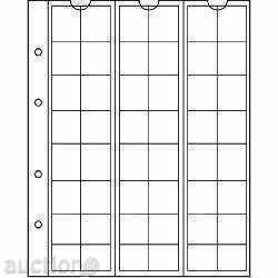 NUMIS coin sheets with different diameters - 5 pcs/pack. (899) - 5