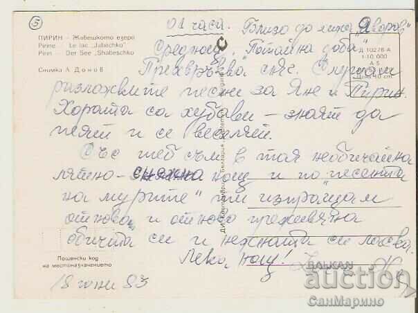 Card Bulgaria Pirin Frog Lake* with price 0.80 BGN | € 0.41 Card Bulgaria Pirin Frog Lake* with price 0.80 BGN | € 0.41