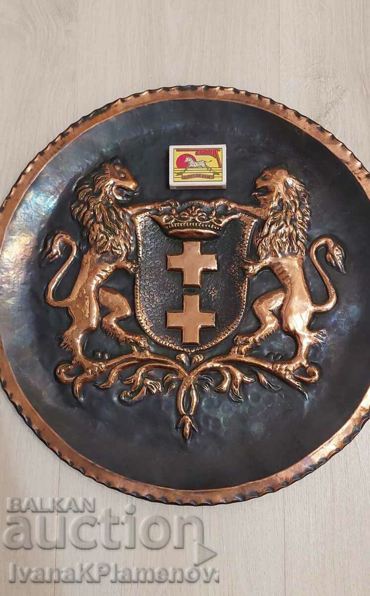 Copper panel 37cm for collectors - 6 Copper panel 37cm for collectors - 6