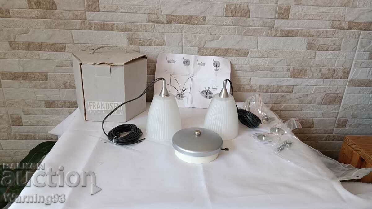 Delivery of Hanging chandelier - double - NAPOLI - FRANDSEN LYSKILDE -DENMARK Delivery of Hanging chandelier - double - NAPOLI - FRANDSEN LYSKILDE -DENMARK