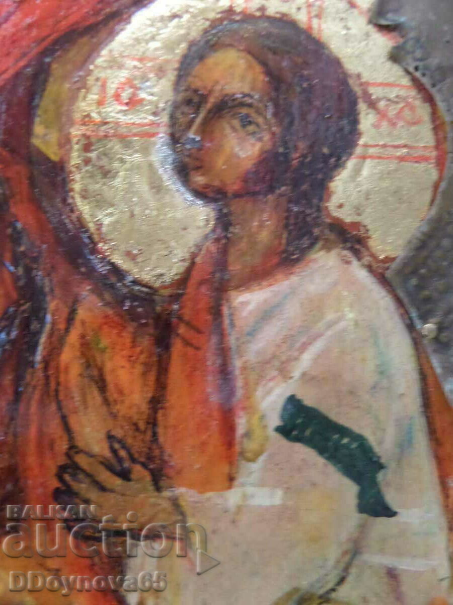 Delivery of Old icon with a halo Delivery of Old icon with a halo