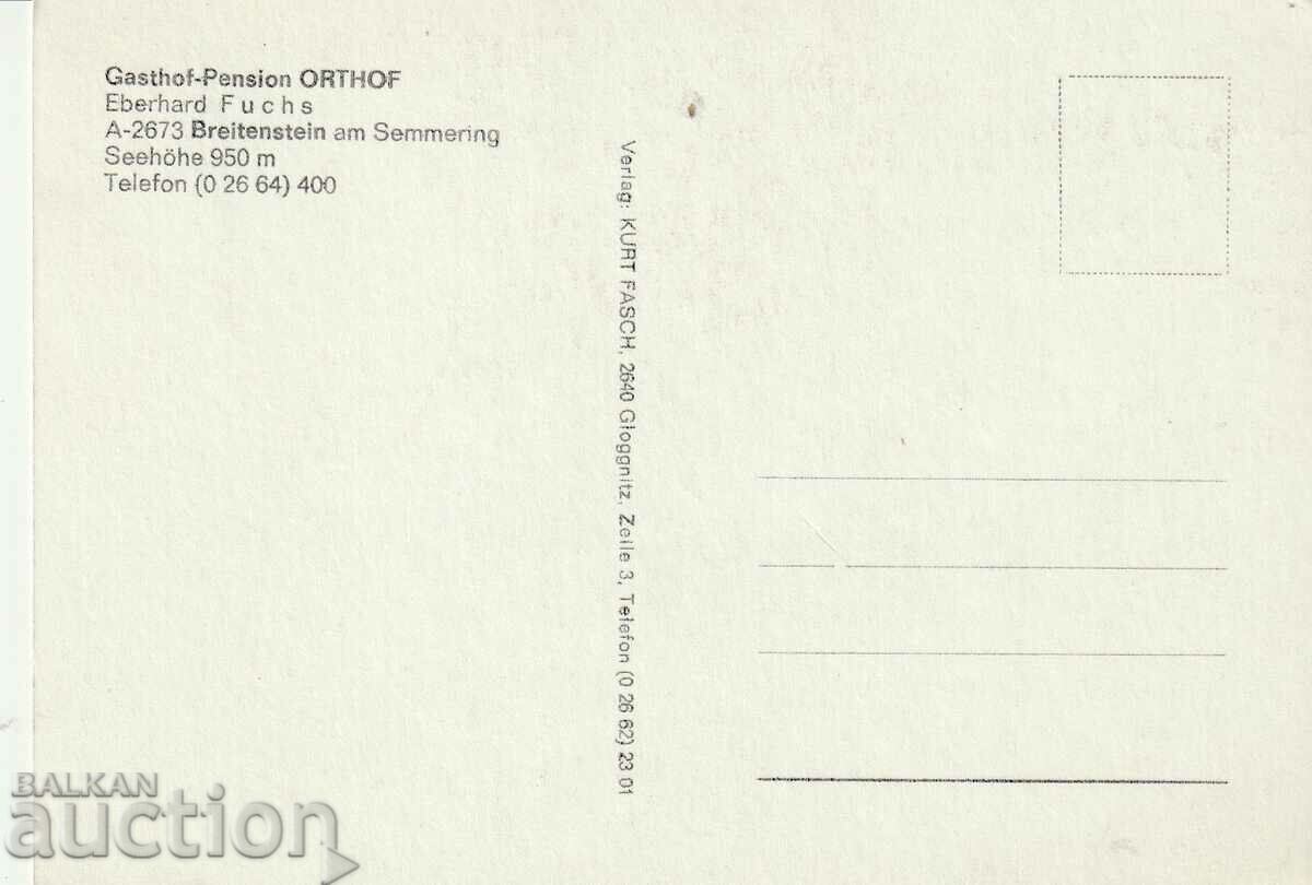 Austria - 1981 postcard - views from the resort of Semmering with price 1.00 BGN | € 0.51