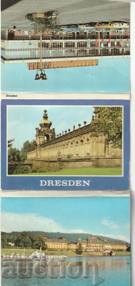 Germania/GDR/ - 1981 - mini album cu 13 vizualizări din Dresda