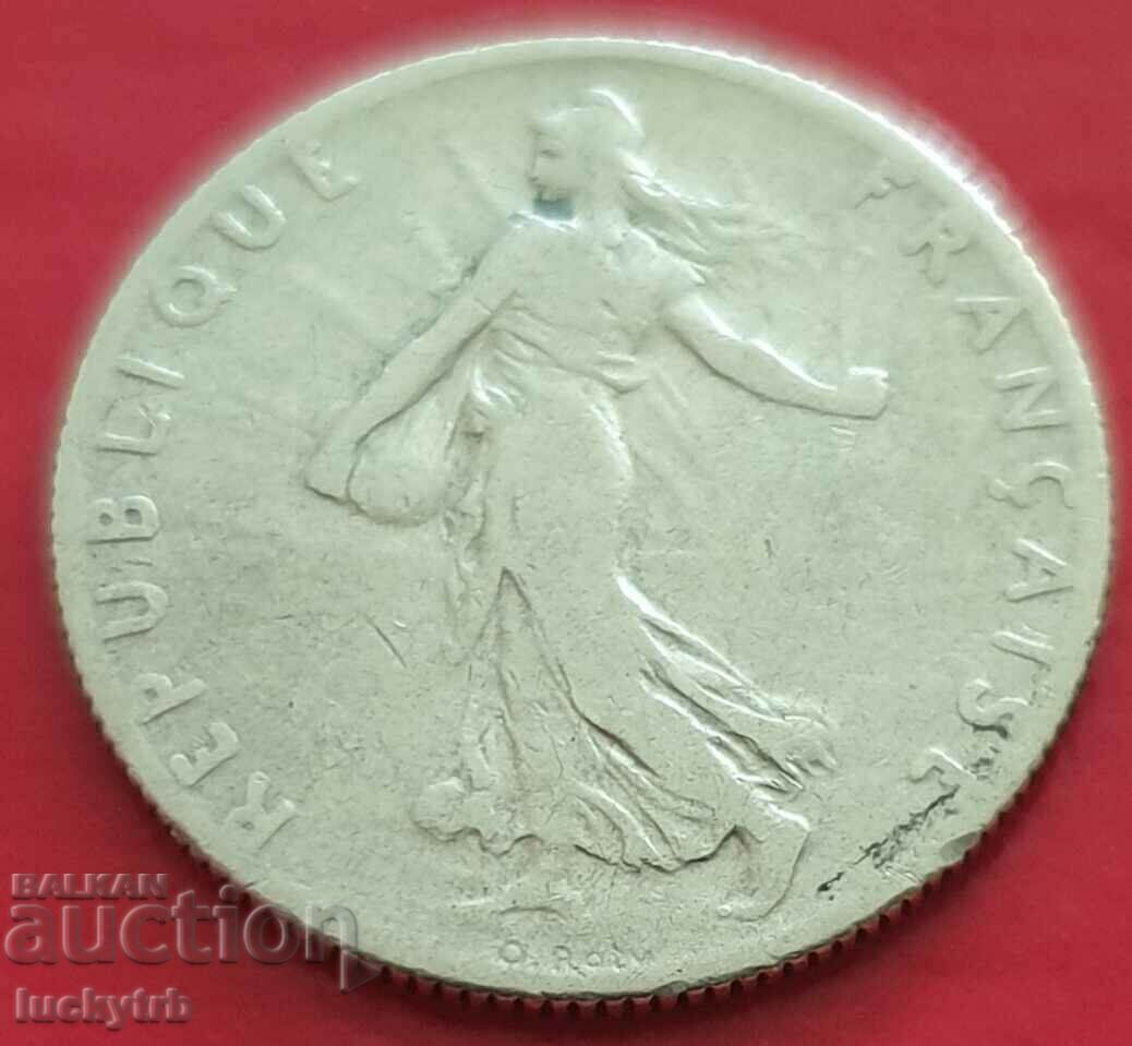 50 centimes 1900 - France - Silver with price 10.00 BGN | € 5.11