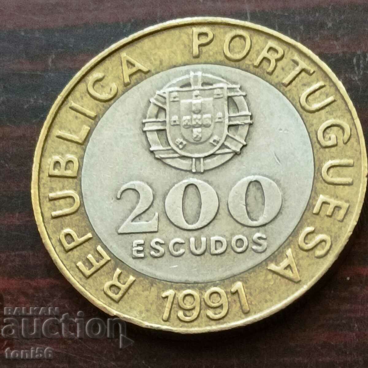 Portugalia 200 Escudos 1991