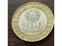 Portugalia 200 Escudos 1991