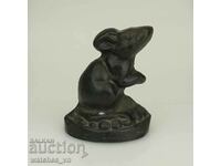 Old Rare Figure Sculpture Antique - Michelet Door Stopper