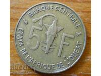 5 francs 1995 - West Africa