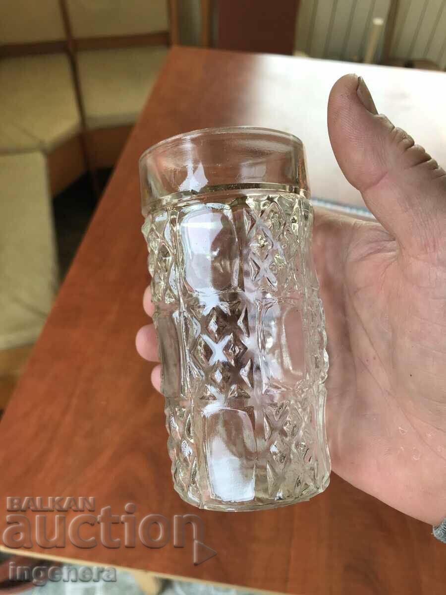 GLASS GLASS SERVICE GLASS THICK RELIEF NEW FROM THE EARLY SOC - 6 GLASS GLASS SERVICE GLASS THICK RELIEF NEW FROM THE EARLY SOC - 6