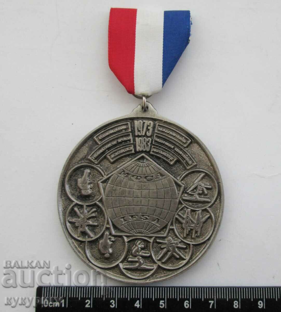 Auction Old sports medal sports acrobatics 1973-1983 IFSA Auction Old sports medal sports acrobatics 1973-1983 IFSA