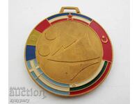 Old sports gold medal Balkaniad Judo Pernik 1981.