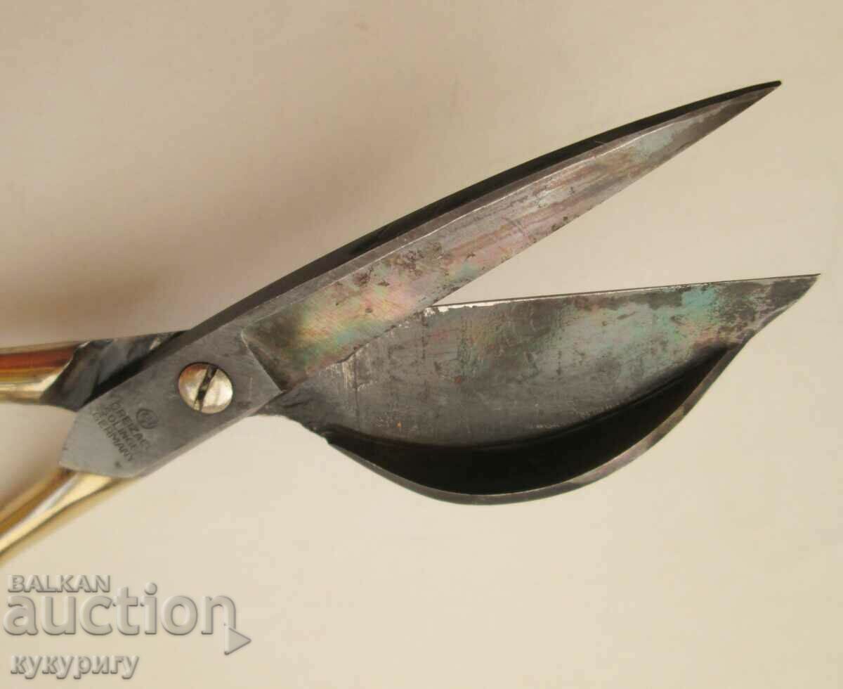 Livrarea Foarfece vechi Solingen Solingen Dreizack interesante cu aurire Livrarea Foarfece vechi Solingen Solingen Dreizack interesante cu aurire