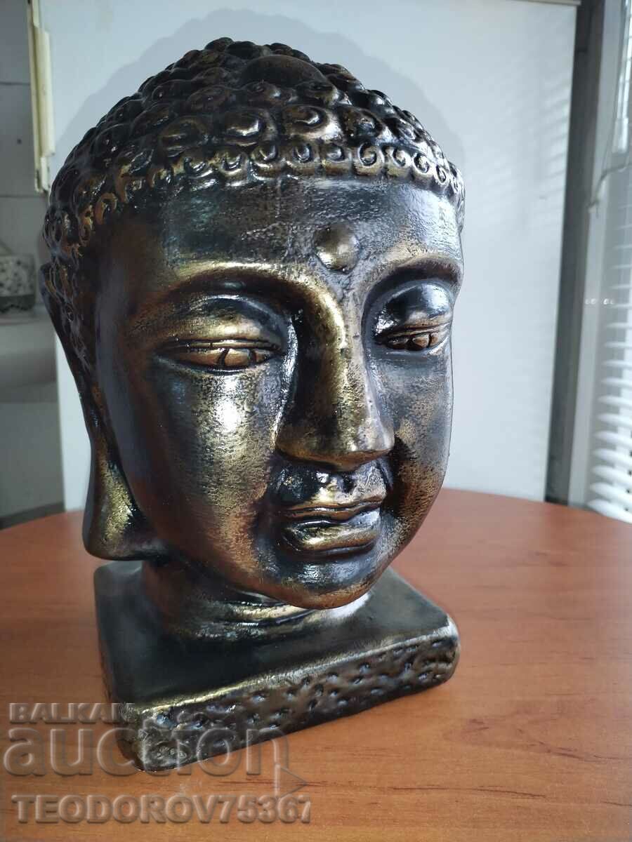 Plaster Buddha head