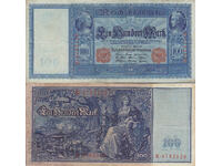 tino37- ГЕРМАНИЯ - 100 МАРКИ - 1910г- F/VF