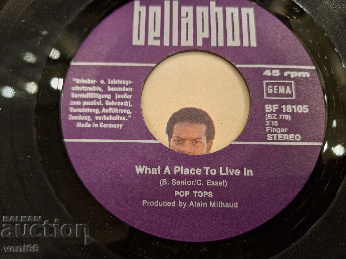 Auction  Turntable small format Pop tops