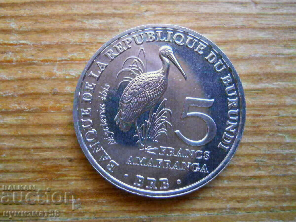 5 franci 2014 - Burundi