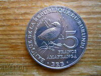 5 franci 2014 - Burundi