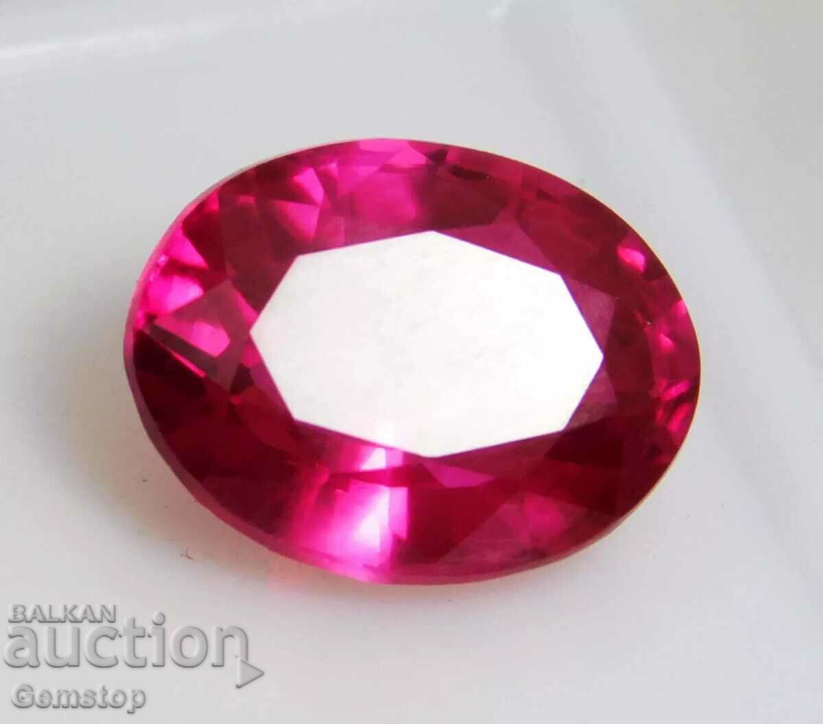 BZC! 1.60 carat natural ruby oval cert. GDL of 1 st!