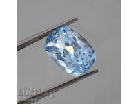 BZC! 10.85k natural aquamarine cert. VGTL of the 1st class!