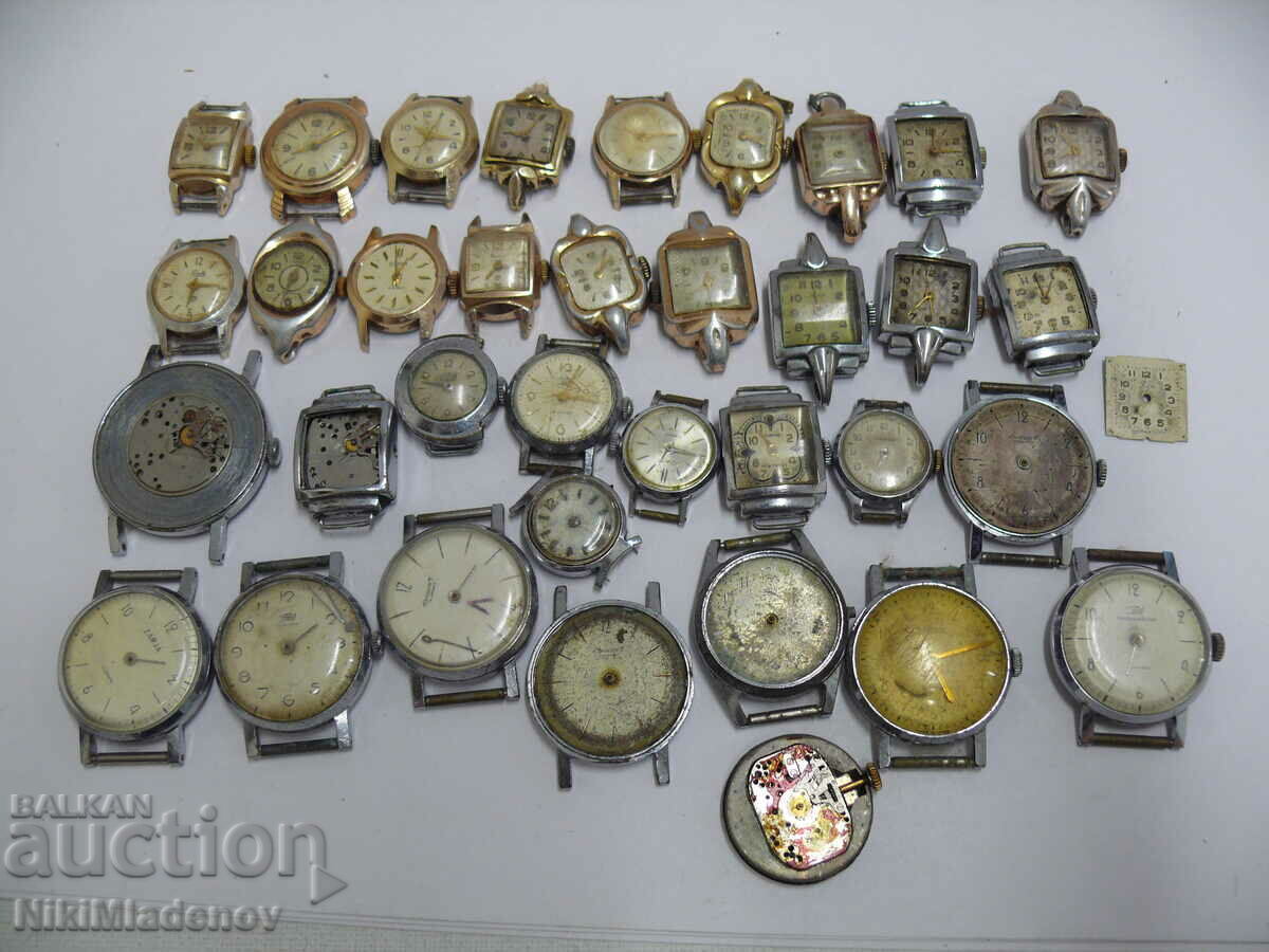 From 1 st. Lot of women's Zarya, Slava Luch wristwatches, BZC!