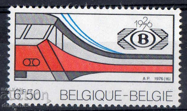 1976. Belgia. 50 de ani Căile Ferate Naționale.