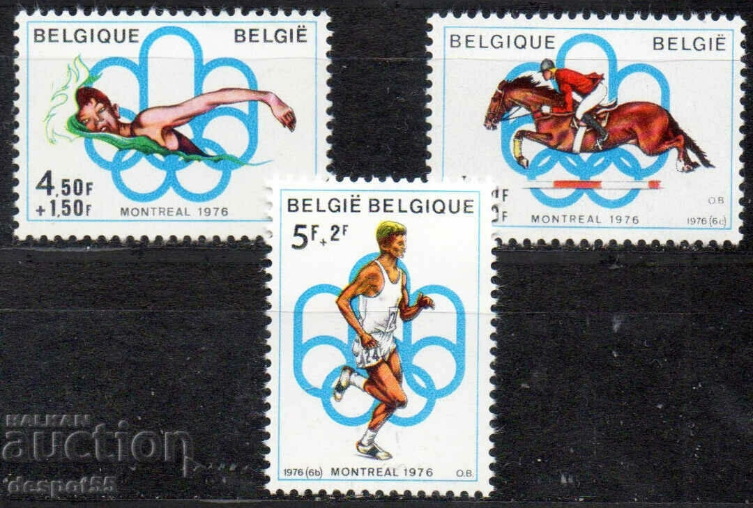 1976. Belgium. Olympic Games - Montreal, Canada.