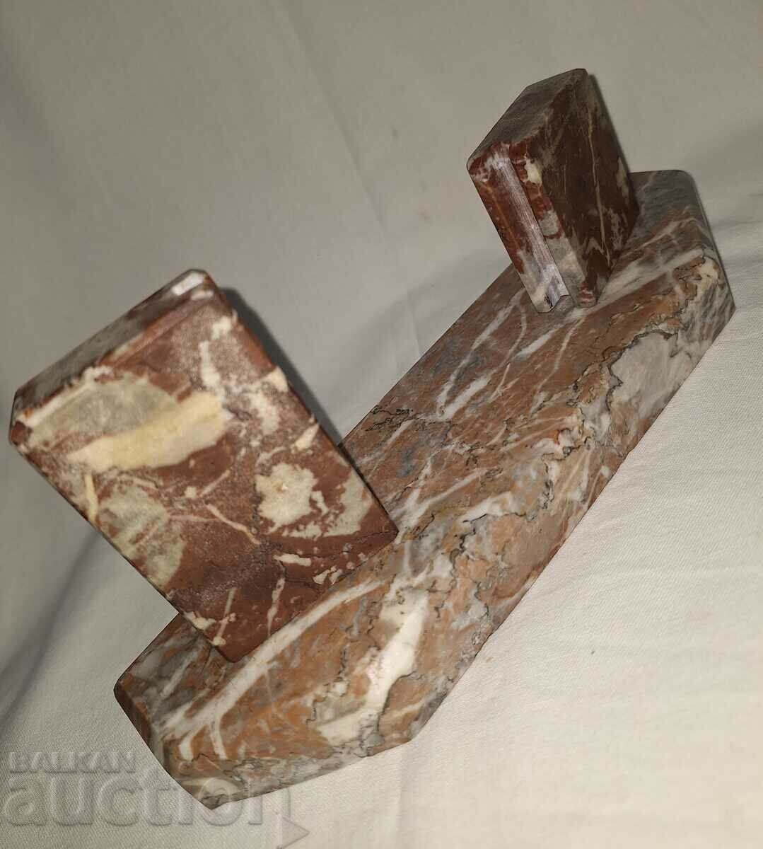 Delivery of Old marble photo stand Delivery of Old marble photo stand