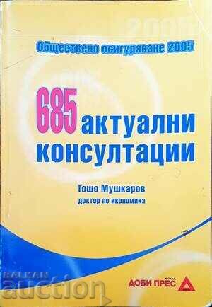 685 de consultări curente - Gosho Mushkarov 2005