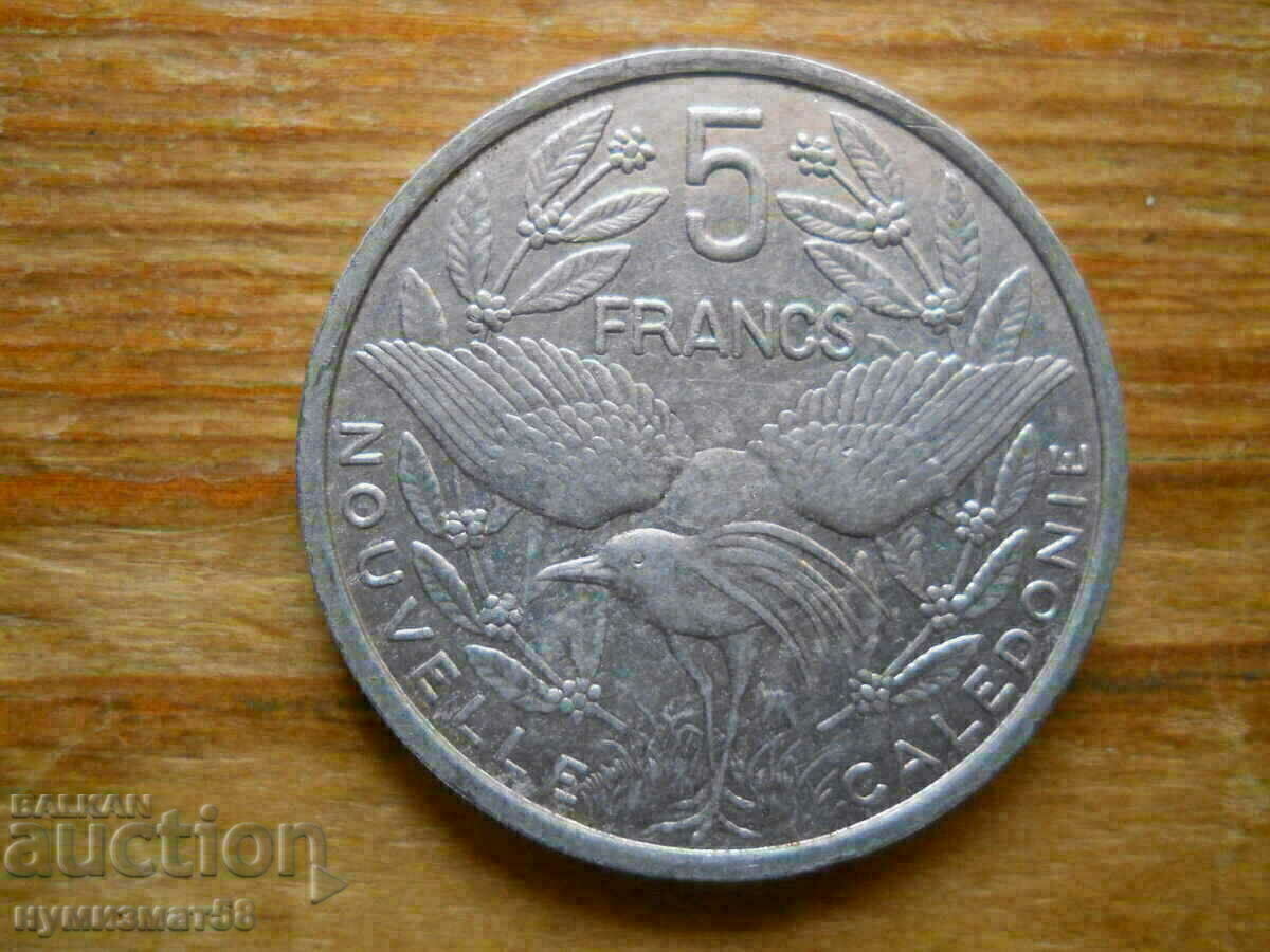 5 franci 1986 - Noua Caledonie