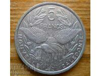 5 franci 1986 - Noua Caledonie