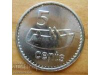 5 cents 2009 - Fiji