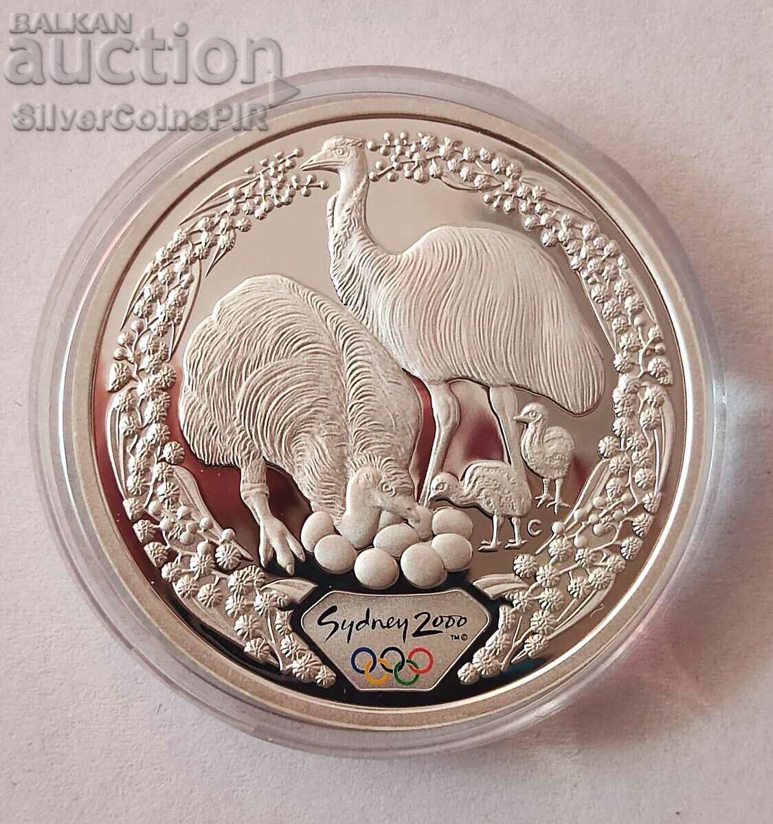 Silver 5$ Olympics Sydney 2000 Australia