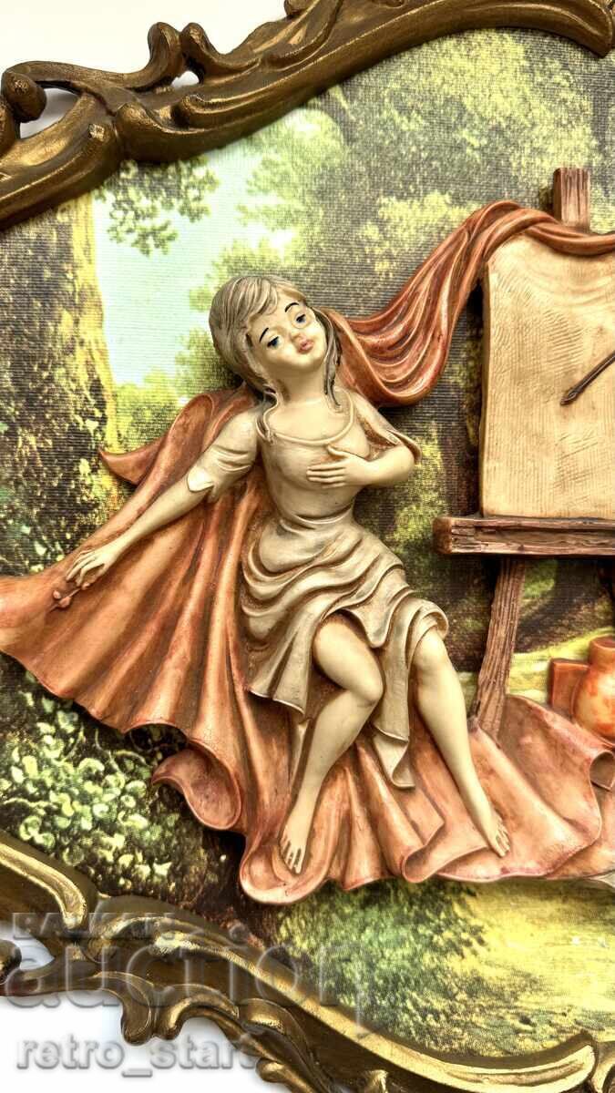 Romantic Italian vintage wall panel with price 120.00 BGN | € 61.36 Romantic Italian vintage wall panel with price 120.00 BGN | € 61.36