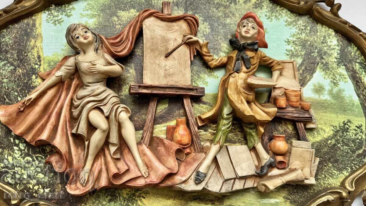 Romantic Italian vintage wall panel - 5 Romantic Italian vintage wall panel - 5