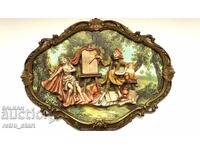 Romantic Italian vintage wall panel