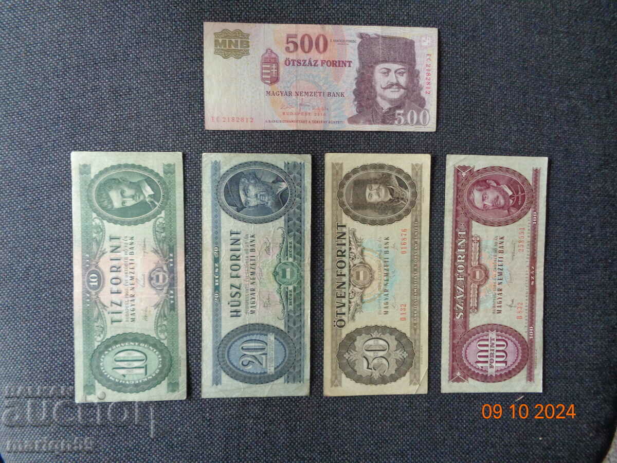 lot banknotes Soc Hungary