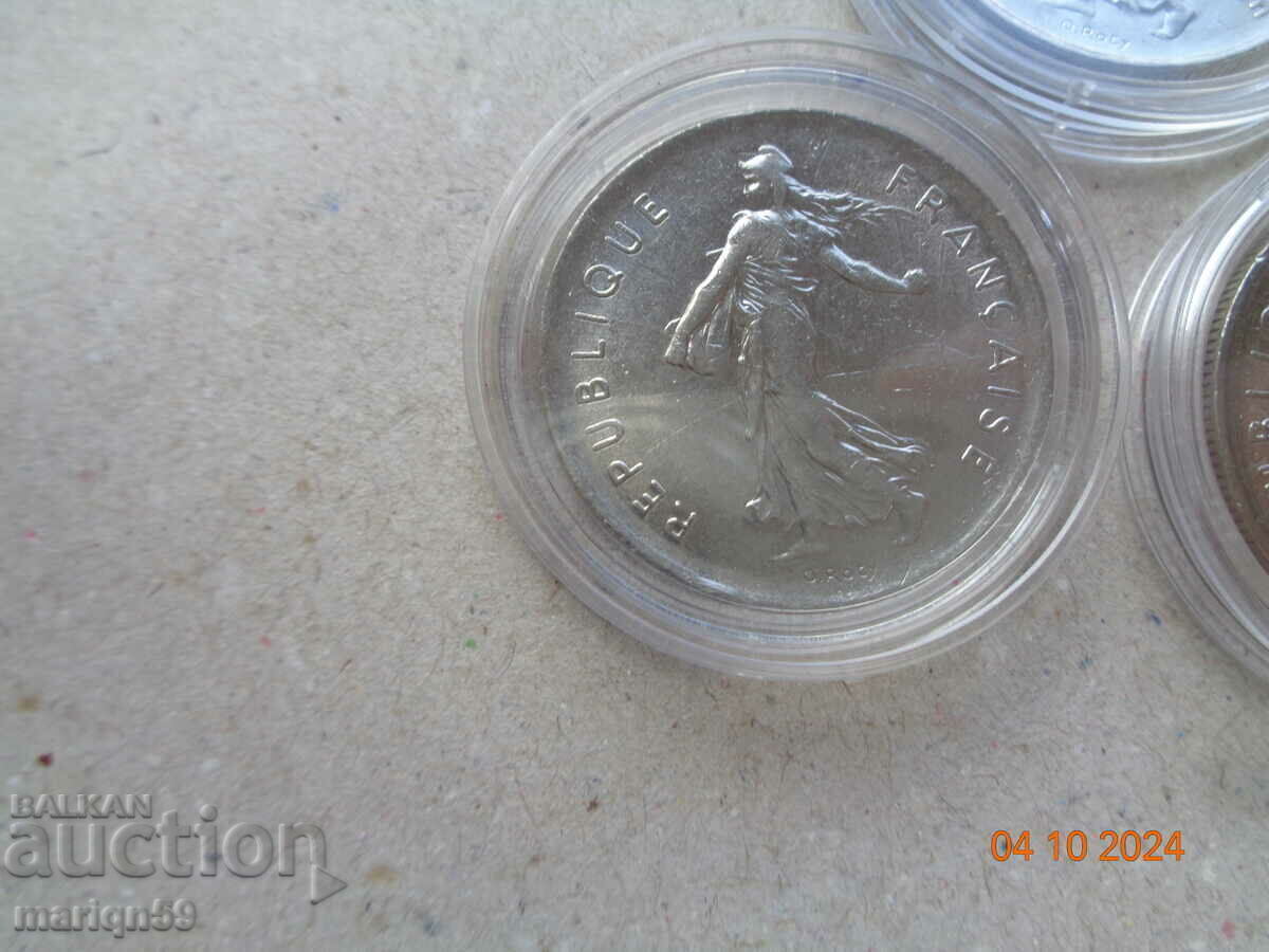 lot of coins 5 francs 1970-1974 - 5 lot of coins 5 francs 1970-1974 - 5