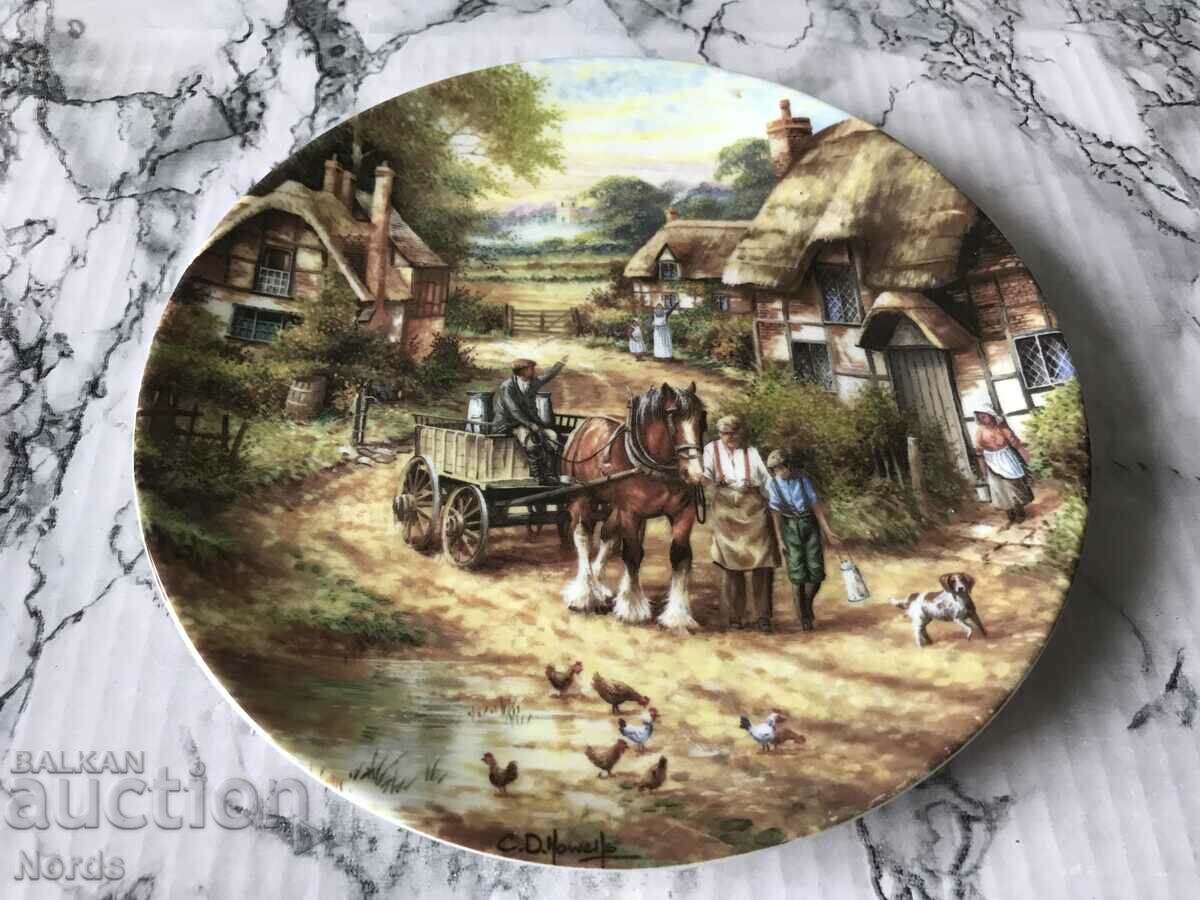 A beautiful porcelain plate