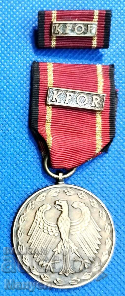 NATO military medal for participation in a mission - KFOR.