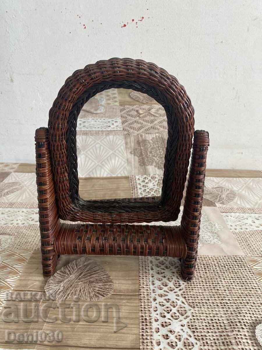 Beautiful rattan mini dressing table with markings