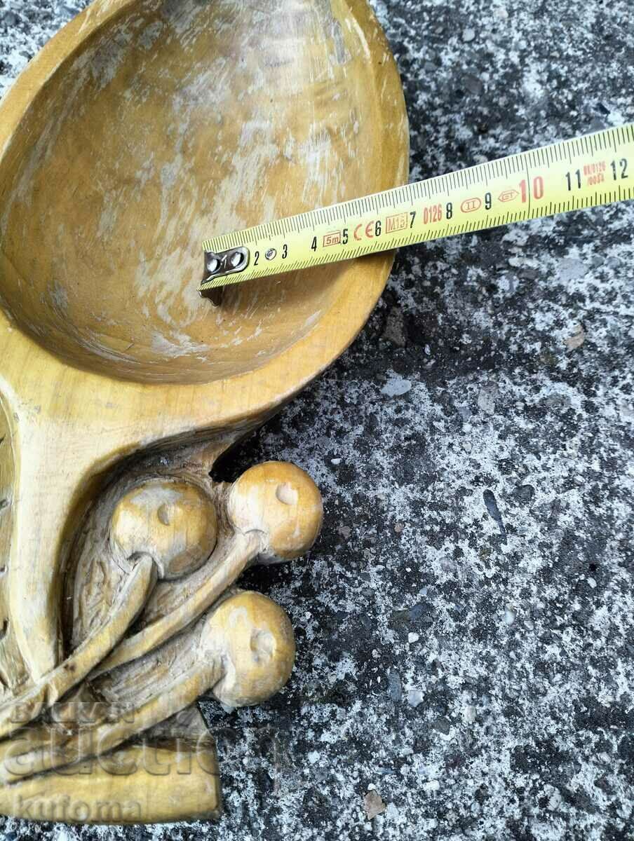 Livrarea Bol din lemn sculptat manual Livrarea Bol din lemn sculptat manual