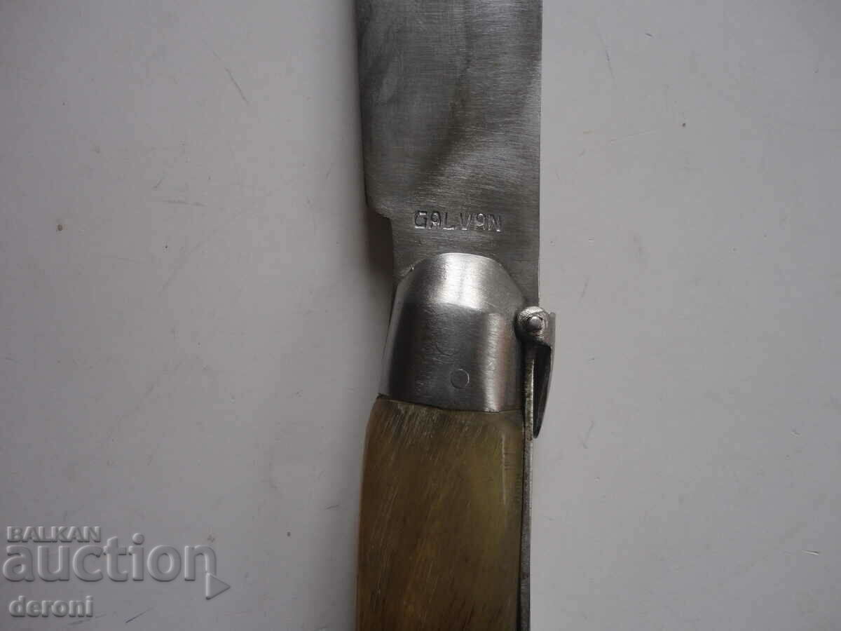 Auction Spanish Navajo Galvan Buffalo Horn Knife Auction Spanish Navajo Galvan Buffalo Horn Knife