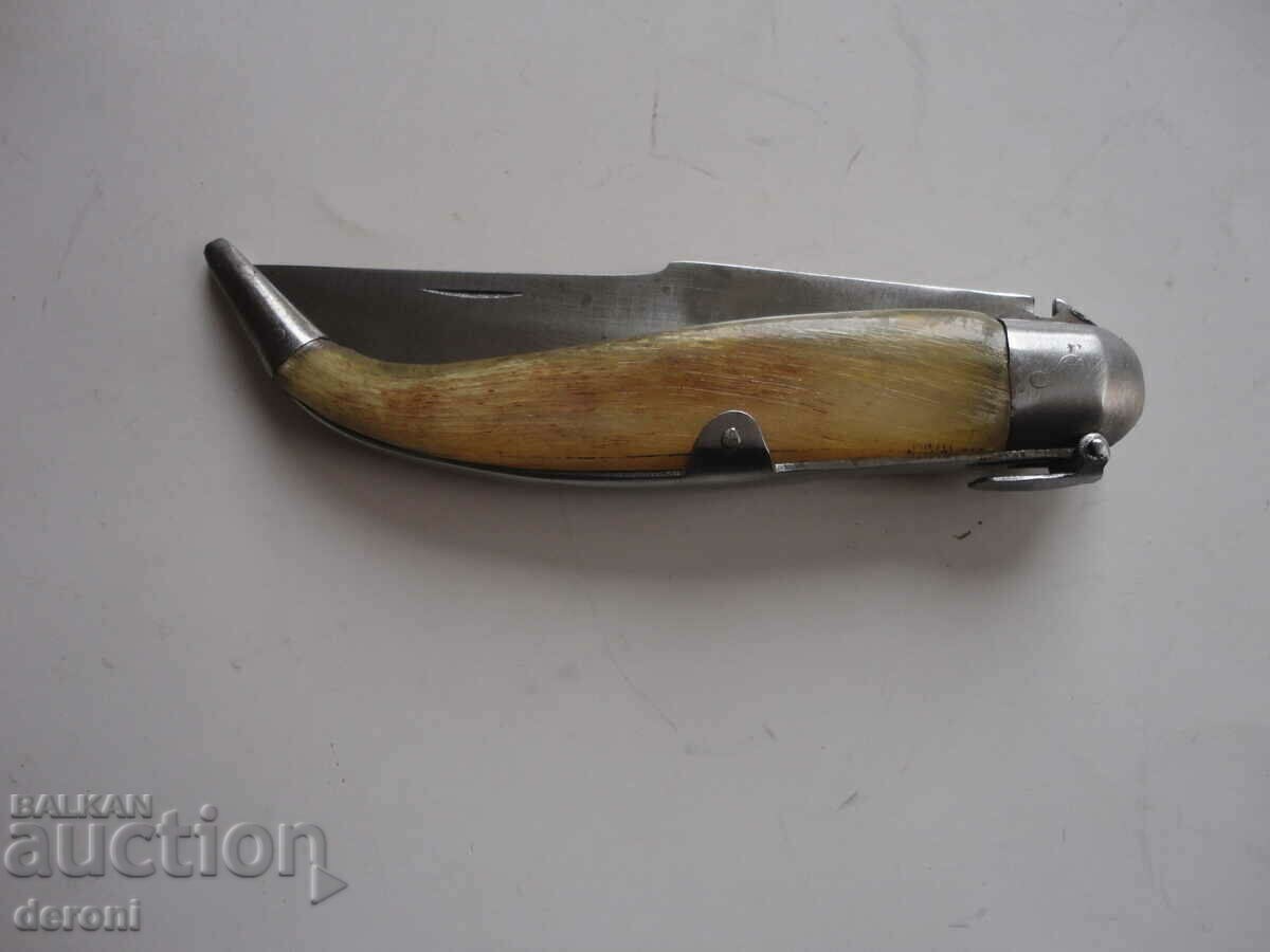Spanish Navajo Galvan Buffalo Horn Knife - 6 Spanish Navajo Galvan Buffalo Horn Knife - 6